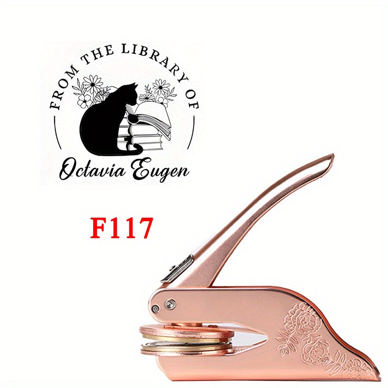 The Animal, Plant and Book Story Series Print Embosser Stamp, can be Printed Directly on Books, Notebooks, Tissues, Stickers, Paper\u002F Plastic Packaging, Beloved by Book Lovers and Pet Lovers