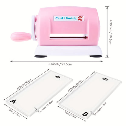 Hand-Cranked DIY Paper Craft Machine, a Creative Manual Smart Toy for DIY Cutting And Embossing.