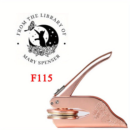 The Animal, Plant and Book Story Series Print Embosser Stamp, can be Printed Directly on Books, Notebooks, Tissues, Stickers, Paper\u002F Plastic Packaging, Beloved by Book Lovers and Pet Lovers