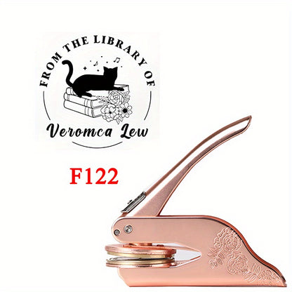 The Animal, Plant and Book Story Series Print Embosser Stamp, can be Printed Directly on Books, Notebooks, Tissues, Stickers, Paper\u002F Plastic Packaging, Beloved by Book Lovers and Pet Lovers