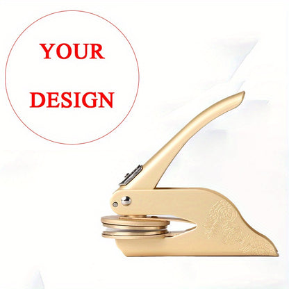 Plant and Book Story Golden Print Embosser Stamp, Printed Directly on Books, Notebooks, Tissues, Stickers, Paper\u002F Plastic Packaging, Make Exquisite Gifts and Books