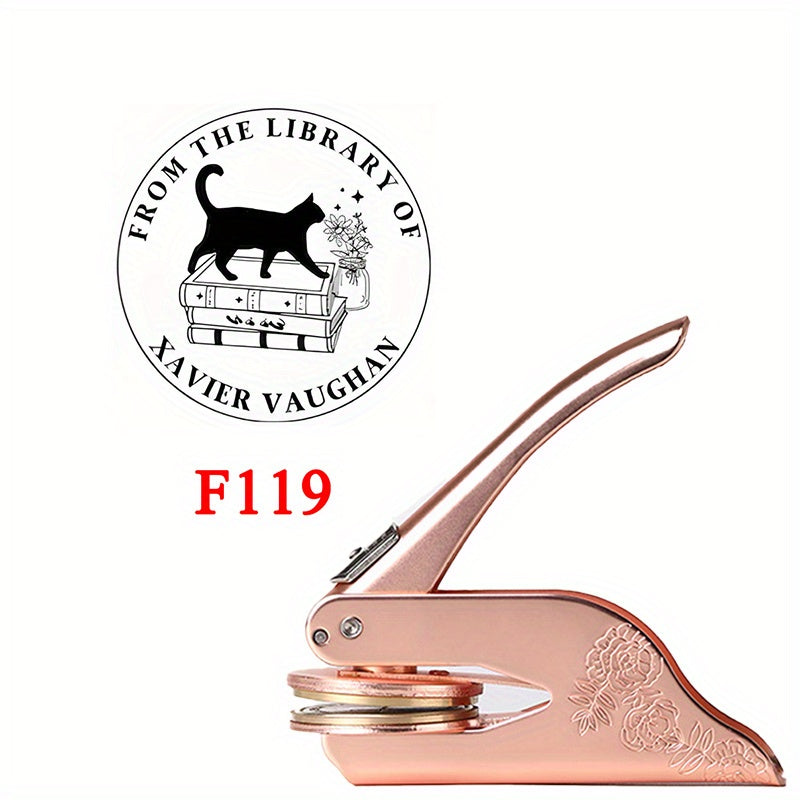 The Animal, Plant and Book Story Series Print Embosser Stamp, can be Printed Directly on Books, Notebooks, Tissues, Stickers, Paper\u002F Plastic Packaging, Beloved by Book Lovers and Pet Lovers