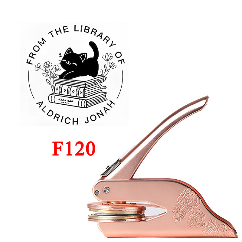 The Animal, Plant and Book Story Series Print Embosser Stamp, can be Printed Directly on Books, Notebooks, Tissues, Stickers, Paper\u002F Plastic Packaging, Beloved by Book Lovers and Pet Lovers