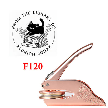 The Animal, Plant and Book Story Series Print Embosser Stamp, can be Printed Directly on Books, Notebooks, Tissues, Stickers, Paper\u002F Plastic Packaging, Beloved by Book Lovers and Pet Lovers