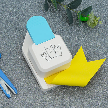 1pc Manual Heavy-Duty Label Embossing Machine - Non-Electric Craft Punch with Rounded Corner Hole, for Scrapbooking, Card Making, Invitations, Business Labels - Compatible with 1.5\