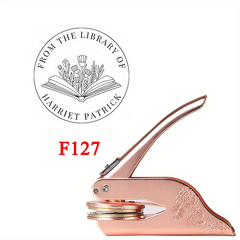 The Animal, Plant and Book Story Series Print Embosser Stamp, can be Printed Directly on Books, Notebooks, Tissues, Stickers, Paper\u002F Plastic Packaging, Beloved by Book Lovers and Pet Lovers