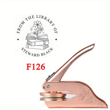 The Animal, Plant and Book Story Series Print Embosser Stamp, can be Printed Directly on Books, Notebooks, Tissues, Stickers, Paper\u002F Plastic Packaging, Beloved by Book Lovers and Pet Lovers