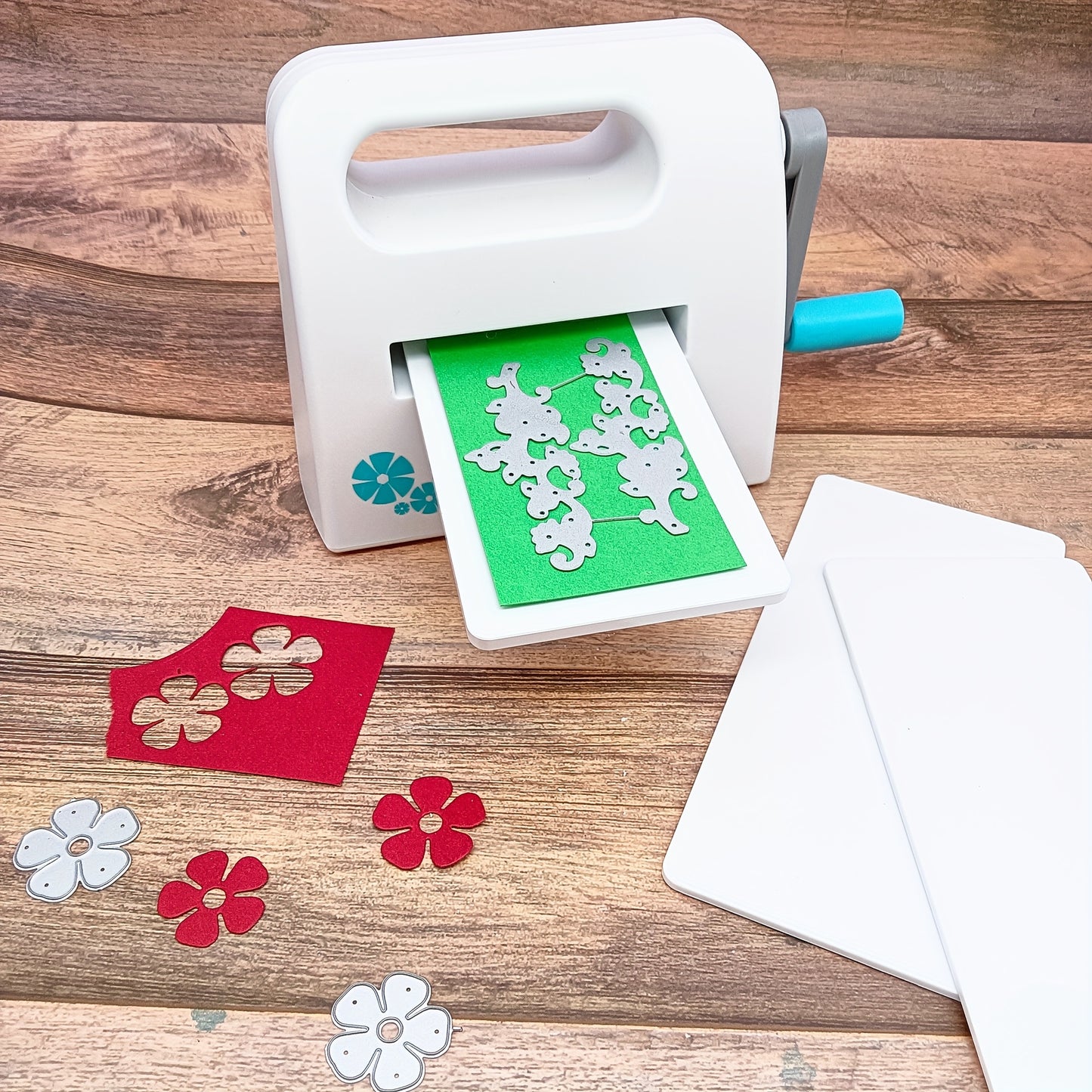 Alinacutle Mini Die Cut Machine Embossing Folder Use Machine, Manual Portable Embossing Machines Full Kit Included, For Art, Craft, Scrapbooking - Precise Cutting, Easy Operation, DIY Craftsmen And Beginners