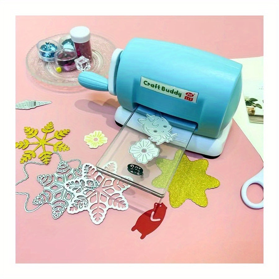 Hand-Cranked DIY Paper Craft Machine, a Creative Manual Smart Toy for DIY Cutting And Embossing.