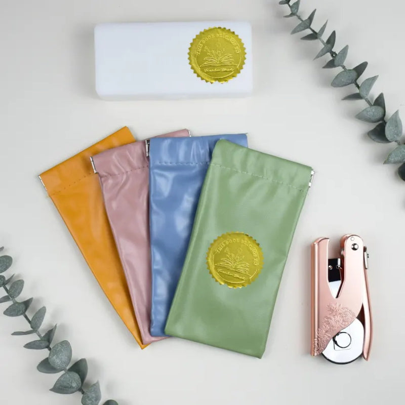 Mysterious Pattern Letter Series Rose Golden Print Embosser Stamp, Make Your Own Letter Seal, Printed Directly on Books, Tissues, Notebooks and Gift Boxes, Easy to Operate, Easy to Carry