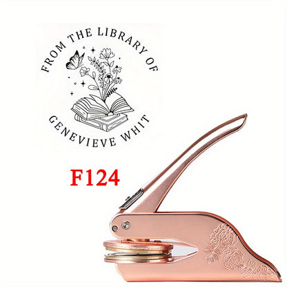 The Animal, Plant and Book Story Series Print Embosser Stamp, can be Printed Directly on Books, Notebooks, Tissues, Stickers, Paper\u002F Plastic Packaging, Beloved by Book Lovers and Pet Lovers