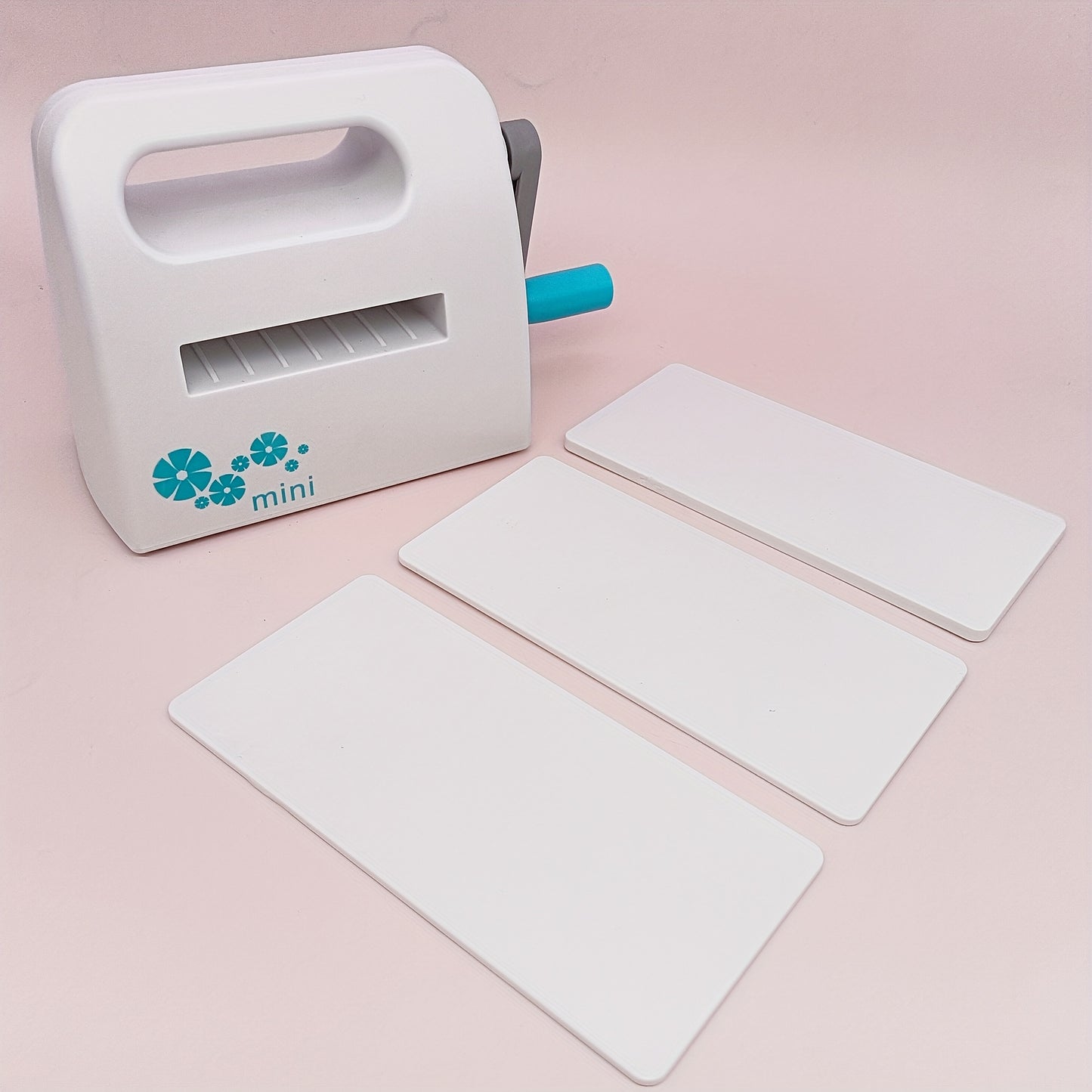 Alinacutle Mini Die Cut Machine Embossing Folder Use Machine, Manual Portable Embossing Machines Full Kit Included, For Art, Craft, Scrapbooking - Precise Cutting, Easy Operation, DIY Craftsmen And Beginners