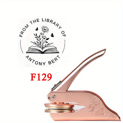 The Animal, Plant and Book Story Series Print Embosser Stamp, can be Printed Directly on Books, Notebooks, Tissues, Stickers, Paper\u002F Plastic Packaging, Beloved by Book Lovers and Pet Lovers